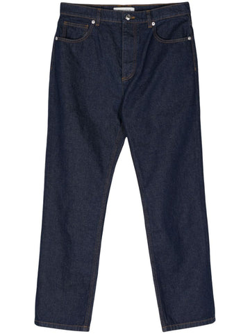 Maison Kitsuné Mid-rise straight-leg trousers