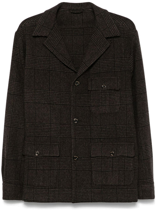 Finamore 1925 Napoli Wool single-breasted jacket