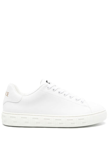 Versace greca faux leather sneakers