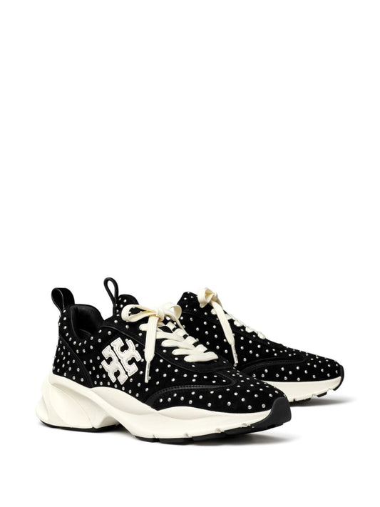Tory Burch good luck studded trainers