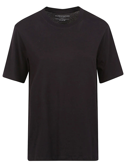 Majestic Cotton crewneck top