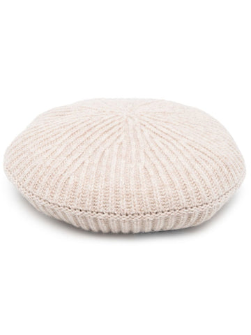Ganni Ribbed wool hat
