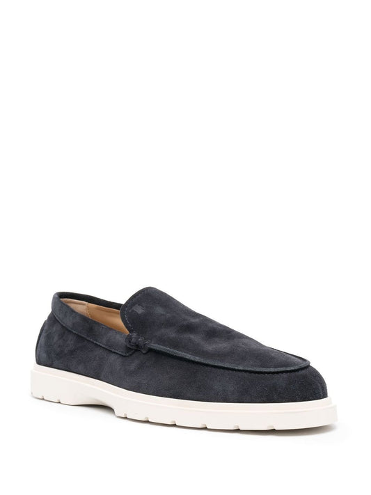 Tod's suede slip-on loafers