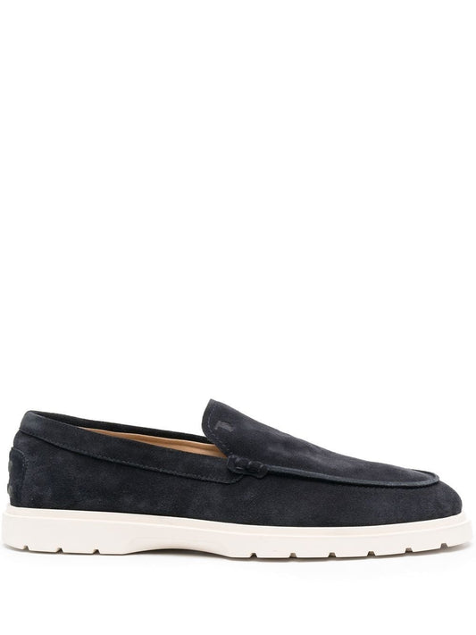 Tod's suede slip-on loafers