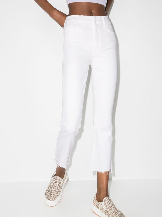 Mother Jeans White