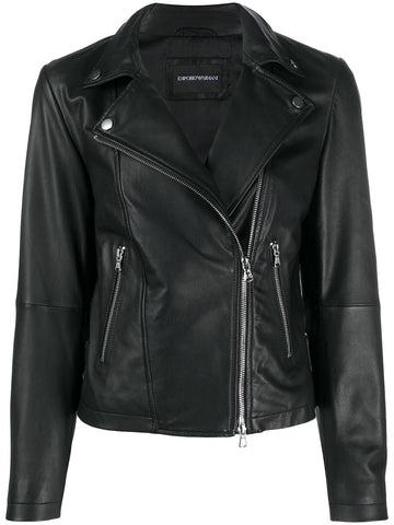 Emporio Armani Zip Up Biker Jacket