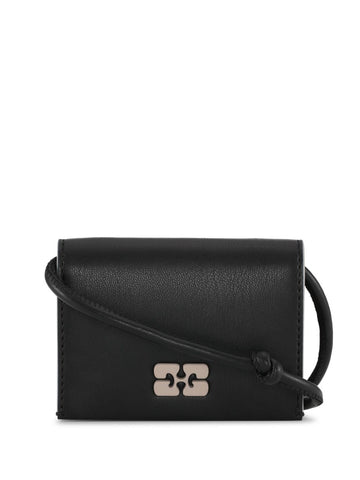 Ganni Bou logo-plaque wallet