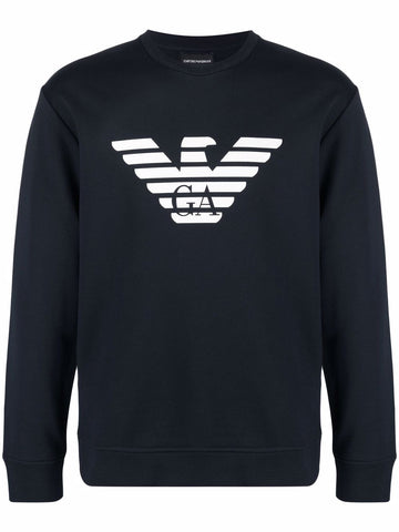 Emporio Armani Modal blend sweatshirt with logo print