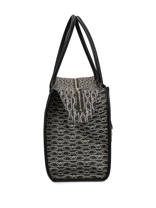 Emporio Armani Jacquard-logo-motif Tote Bag