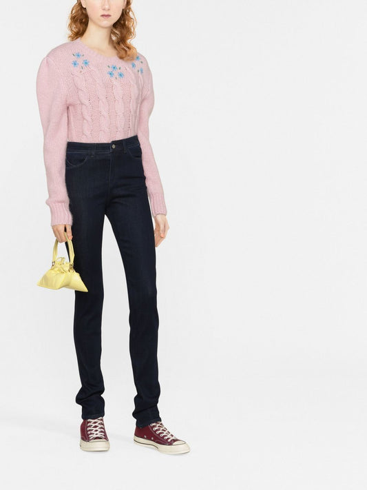 Emporio Armani high-waisted slim-cut Trousers