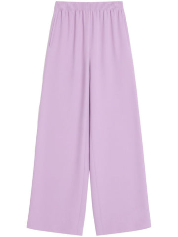 Valentino Silk Wide-Leg Trousers