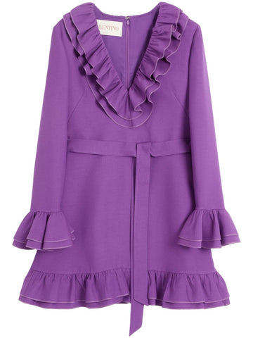 Valentino Crepe couture mini dress