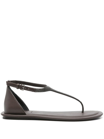 Brunello Cucinelli Bead-detail sandals