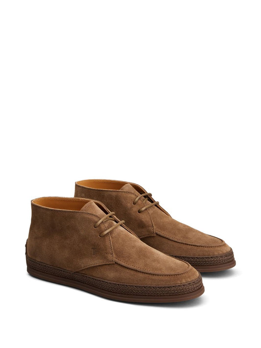 Tod's Suede Leather Ankle Boot