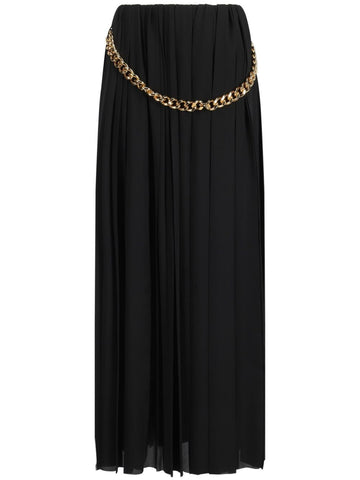 Balenciaga Chain-detail pleated skirt