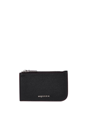 Alexander McQueen leather card case
