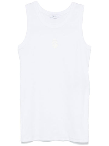 Alexander McQueen Skull-embroidered tank top