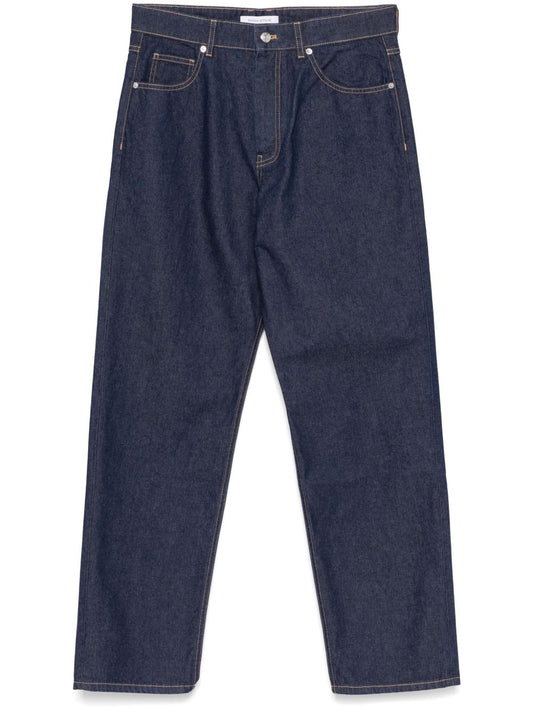 Maison Kitsuné Maison Kitsune Mid-Rise Straight Pants