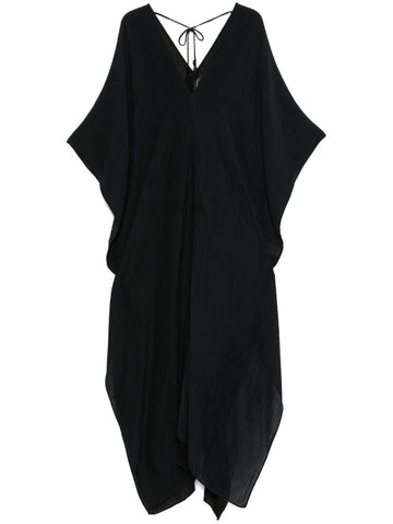Taller Marmo Pre V-neck half-length sleeves V-back Rio Maggiore kaftan dress