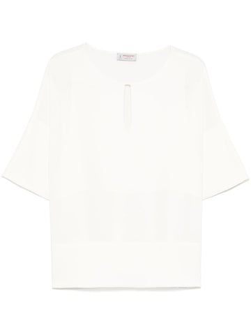 Alberto Biani Blouse with teardrop opening