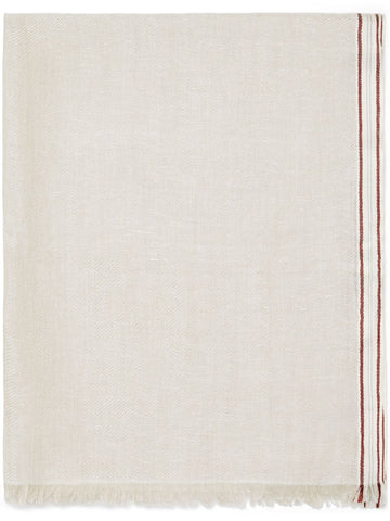 Brunello Cucinelli fringed scarf