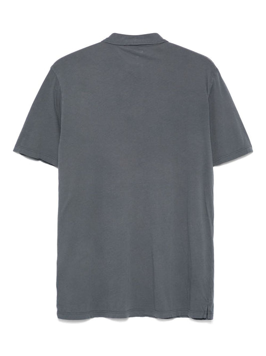 Hartford Light polo in Steel blue