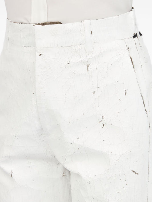 MM6 Maison Margiela Trousers White