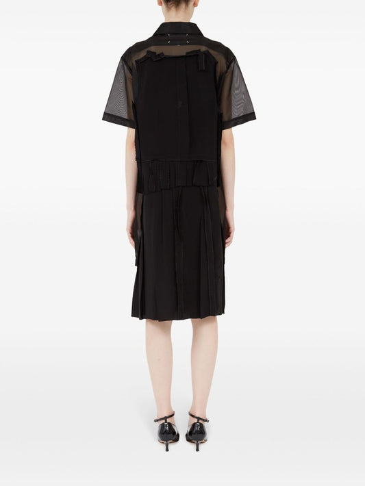 Maison Margiela Midi dress with layered design