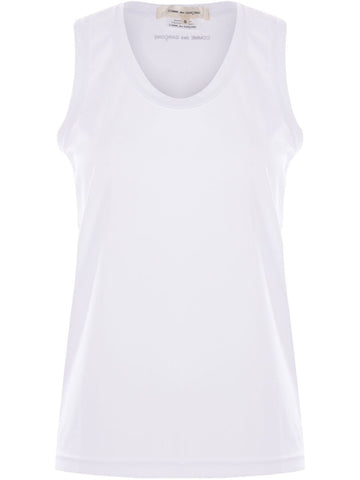 Comme Des Garcons Branded sleeveless t-shirt
