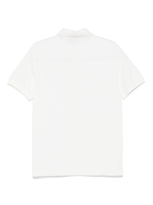 Emporio Armani Jersey polo with logo collar
