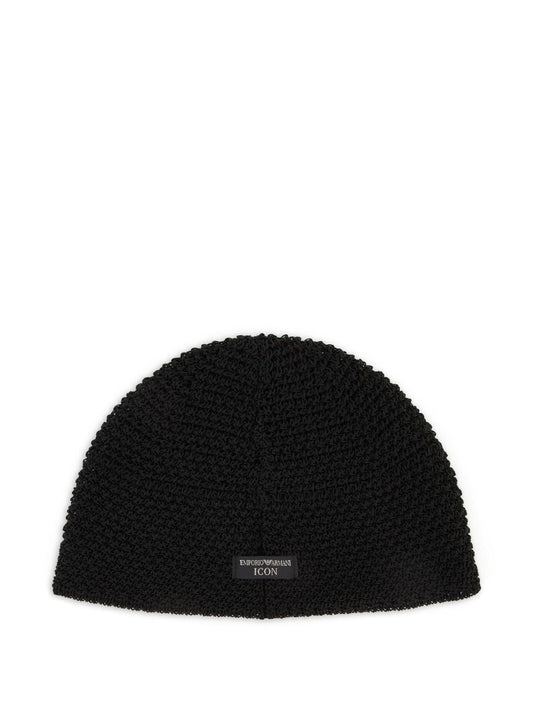 Emporio Armani knitted Cotton blend beanie