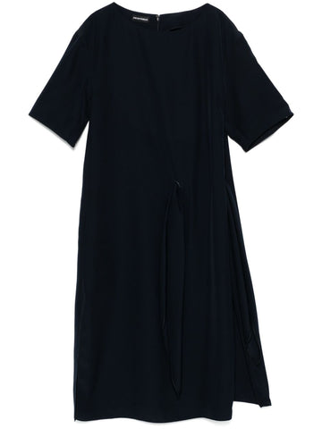 Emporio Armani Short dress with side knot