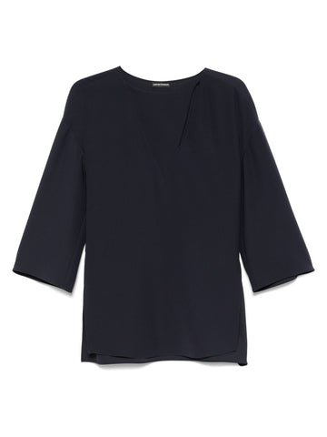 Emporio Armani cady blouse