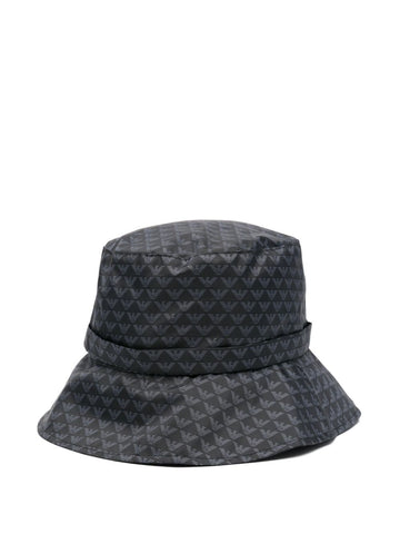 Emporio Armani Allover logo bucket hat