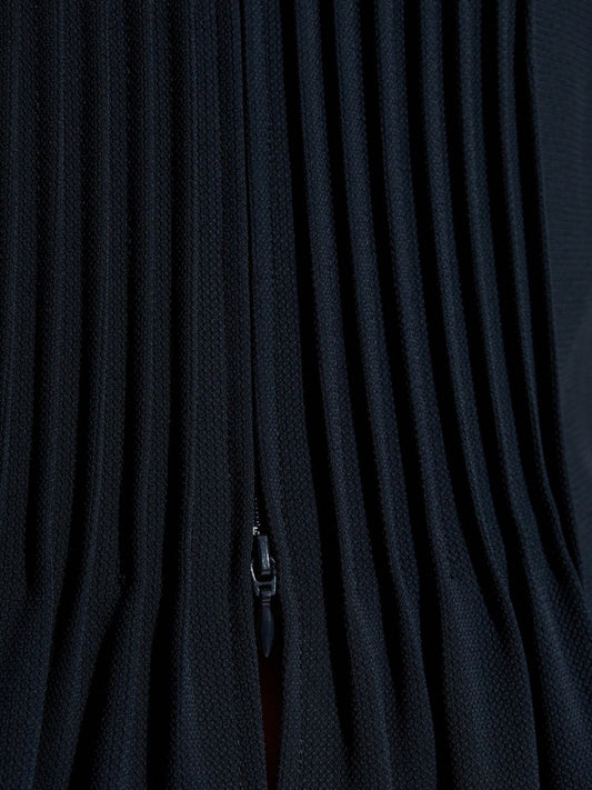 Emporio Armani Jacket in fluid woven fabric with pleats