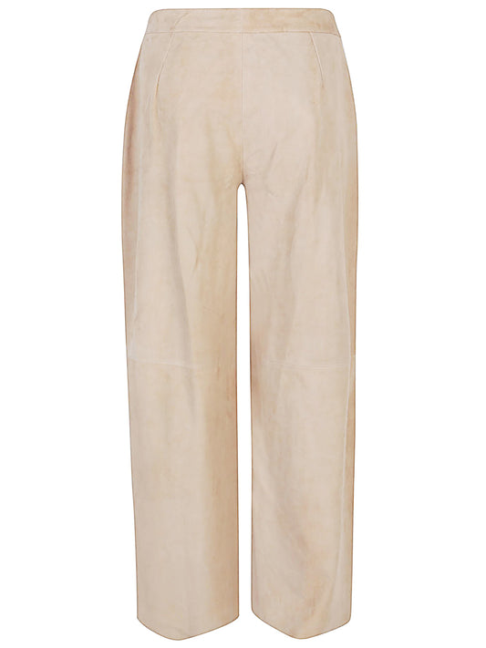 Via Masini 80 Trousers Beige