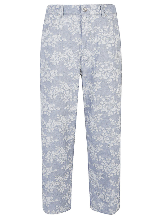 I love my pants Trousers Clear Blue