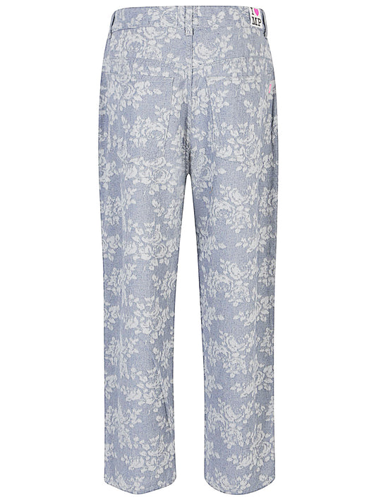 I love my pants Trousers Clear Blue