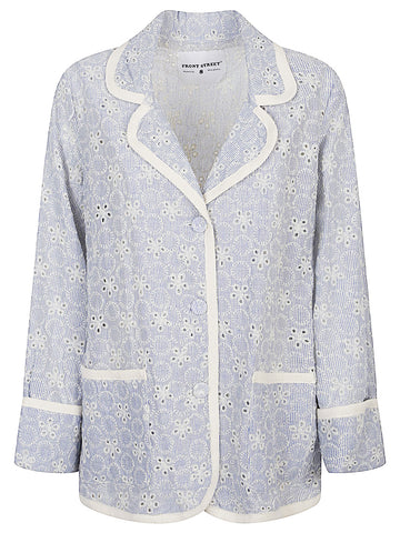 Front Street Jackets Clear Blue