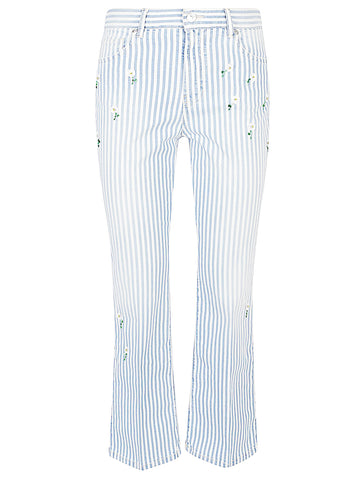 I love my pants Trousers Clear Blue