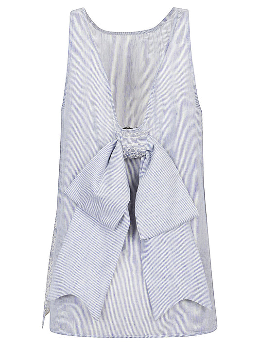 Front Street Top Clear Blue