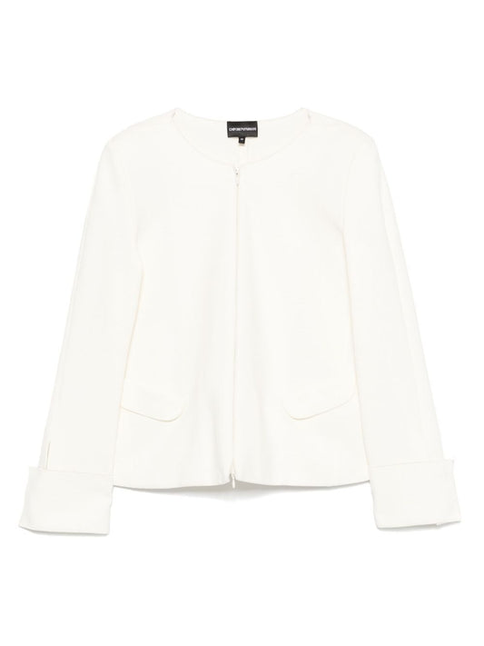 Emporio Armani Ottoman-jersey jacket