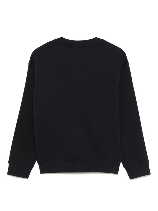 Emporio Armani logo patch sweatshirt