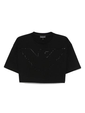 Emporio Armani crewneck crop top