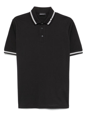 Emporio Armani Jersey polo shirt with logo