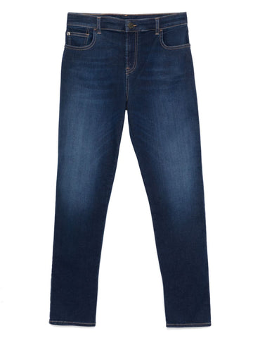 Emporio Armani Logo-Patch Jeans