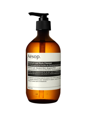 AESOP Geranium Leaf body cleanser