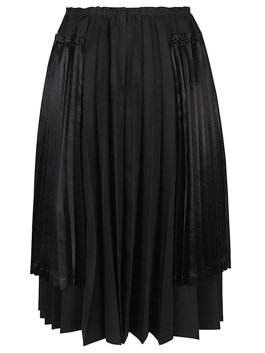 Comme Des Garcons Pleated midi skirt
