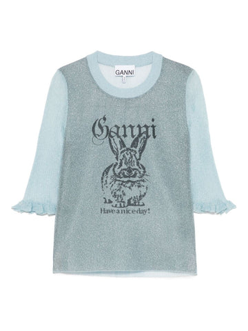 Ganni Bunny-detail top