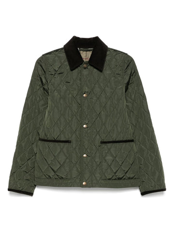 Burberry Quilted blazer corduroy collar